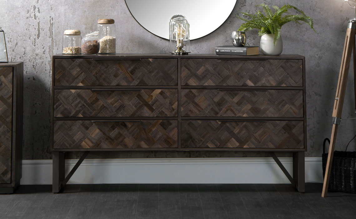 Herringbone 6 deals drawer dresser