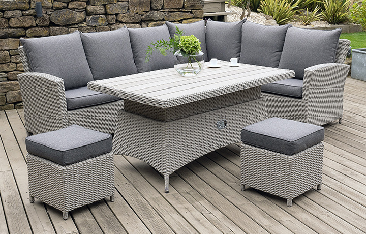 Outdoor Rattan Furniture - Slate & Stone Grey Outdoor Furniture Sets