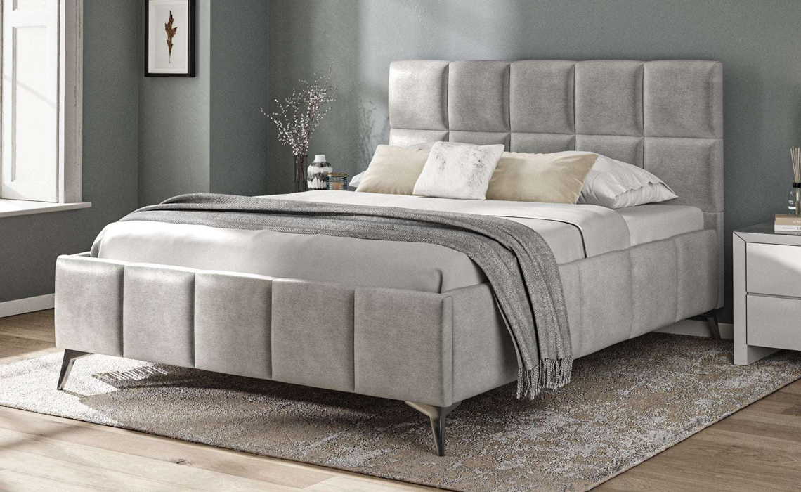 4ft6 Alexandra Fabric Divan Base And Headboard