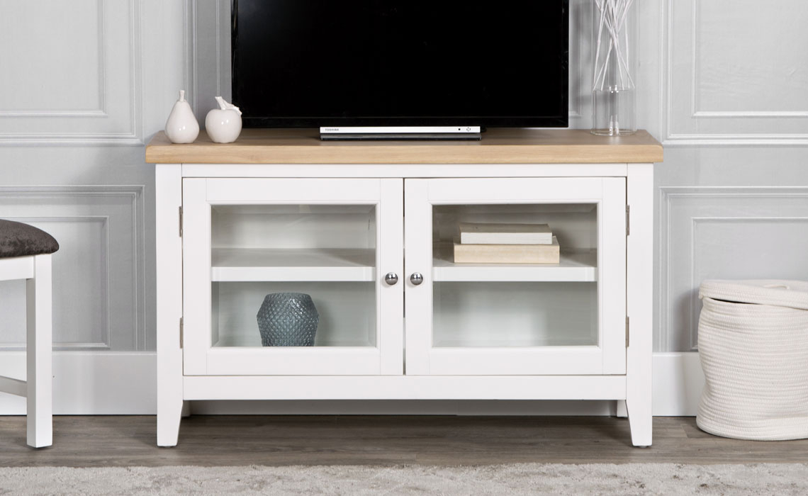 Ashley Painted White Standard TV Unit