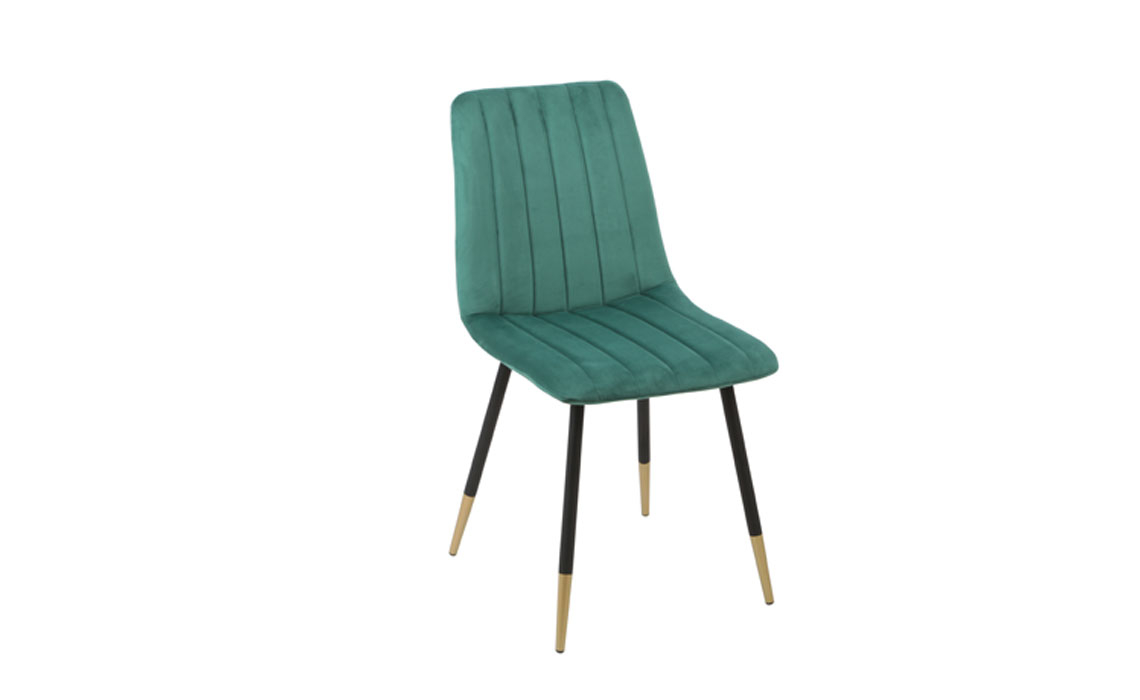 Lucca Upholstered Dining Chair Green