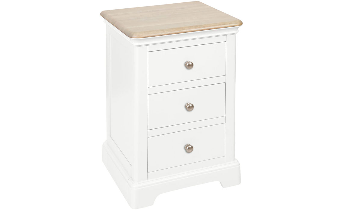 Melford Painted 3 Drawer Bedside 