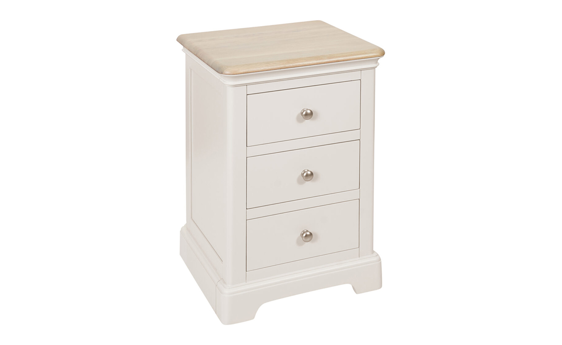 Melford Painted 3 Drawer Bedside 