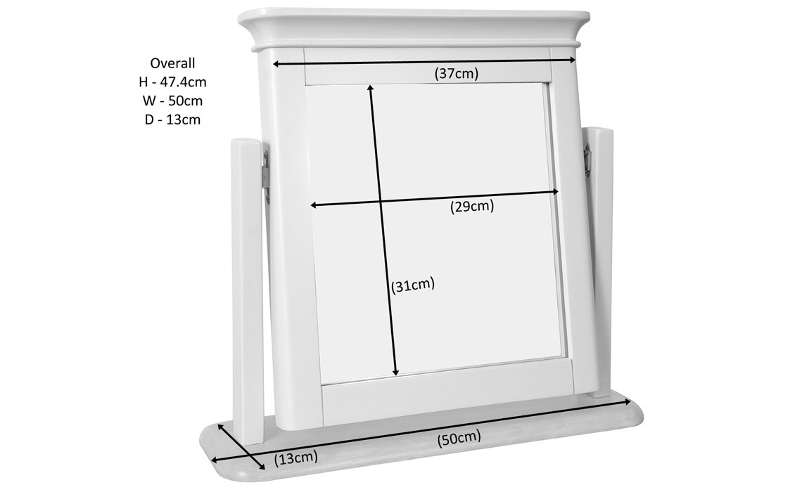 Melford Painted Dressing Table Mirror