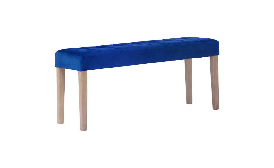 Melbourne Upholstered 104cm Bench in Ocean