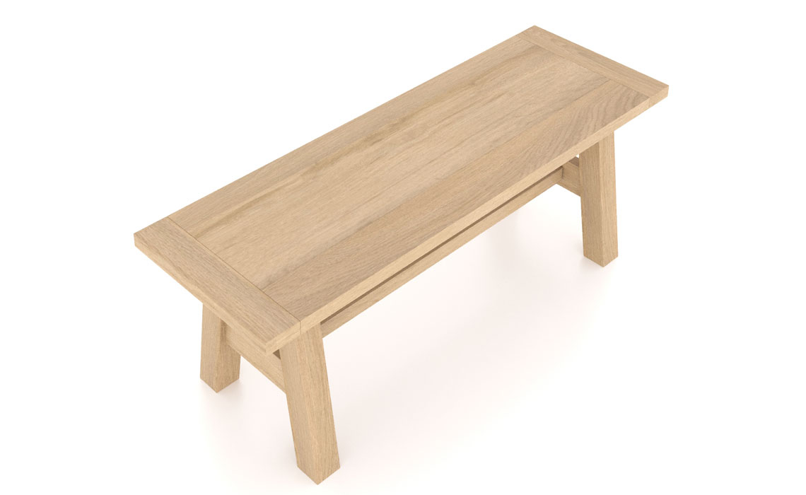 Bassano Oak 140cm Dining Bench