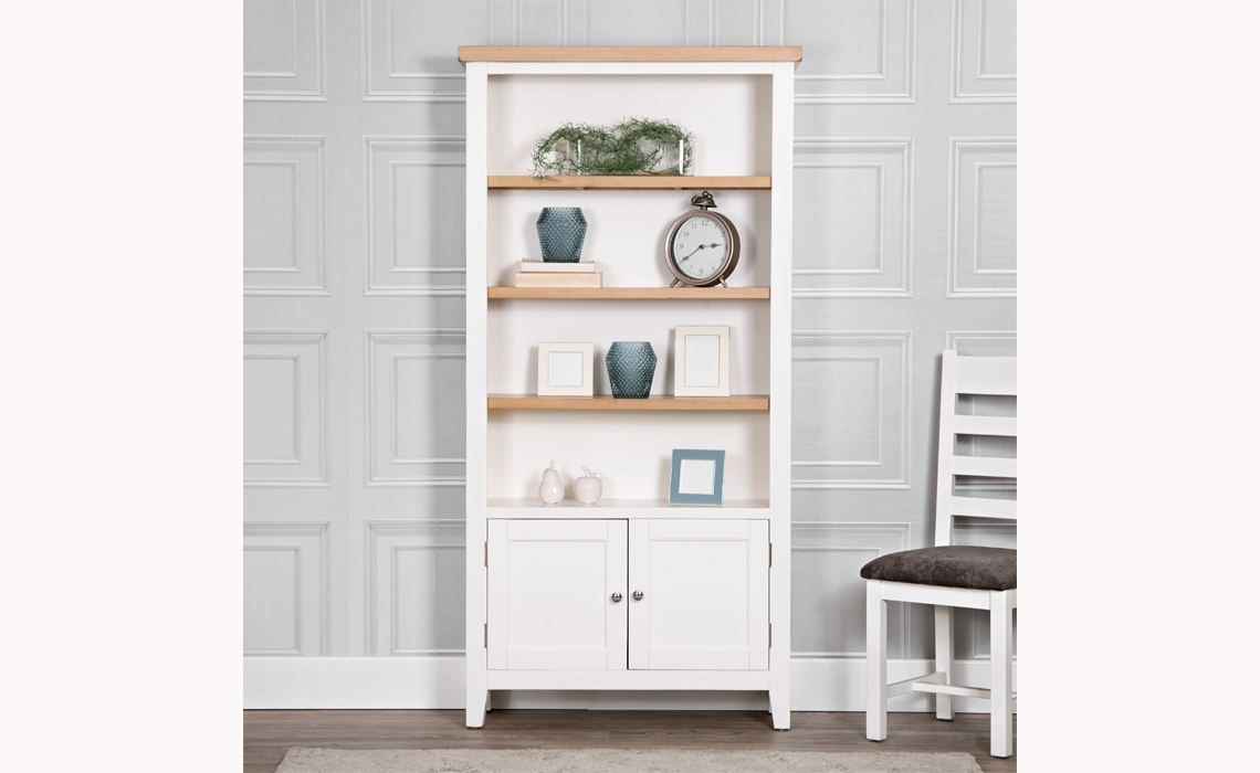 Ashley Painted White Large Bookcase