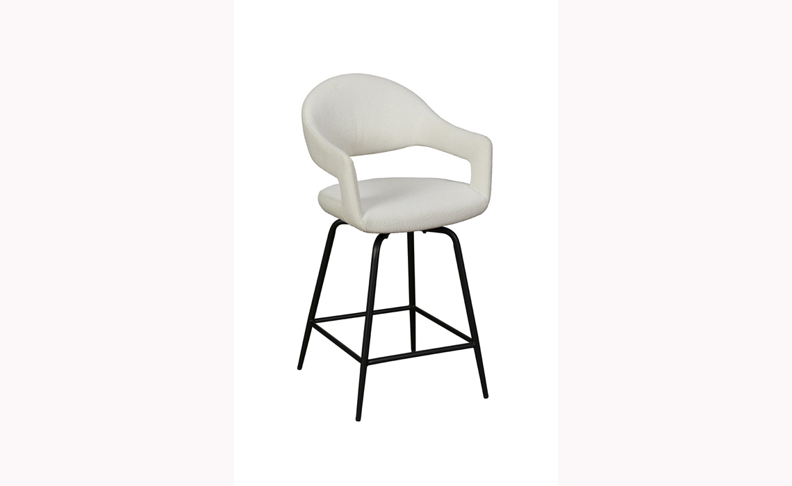 Jasmine Bar Stool - White