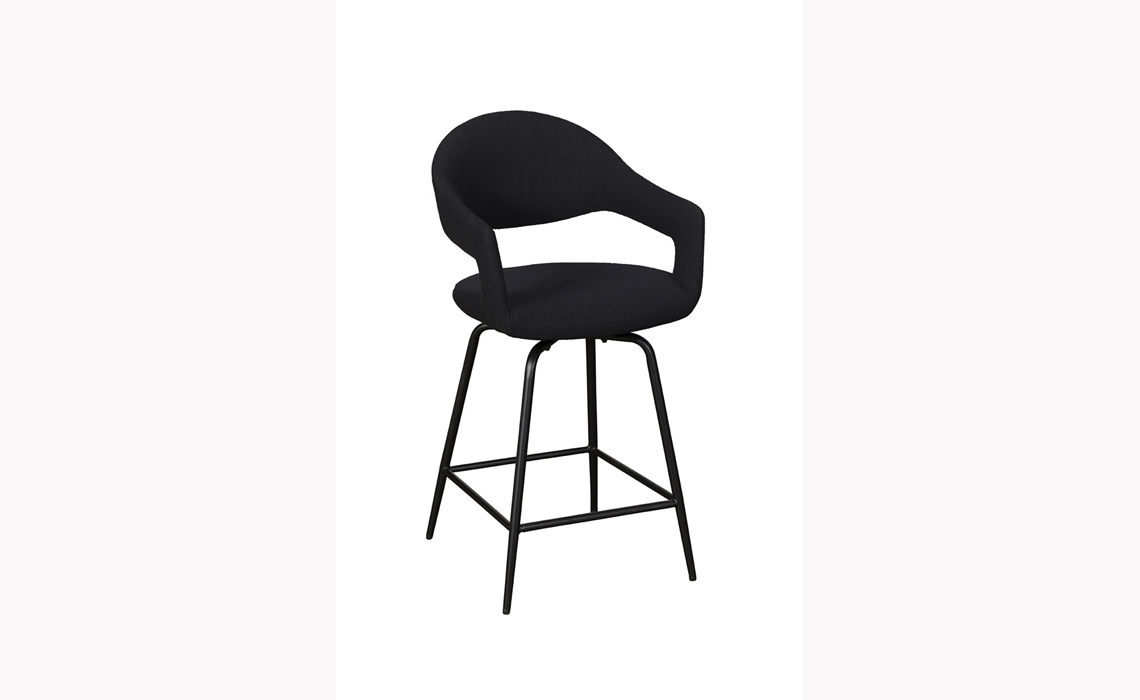 Jasmine Bar Stool -Black