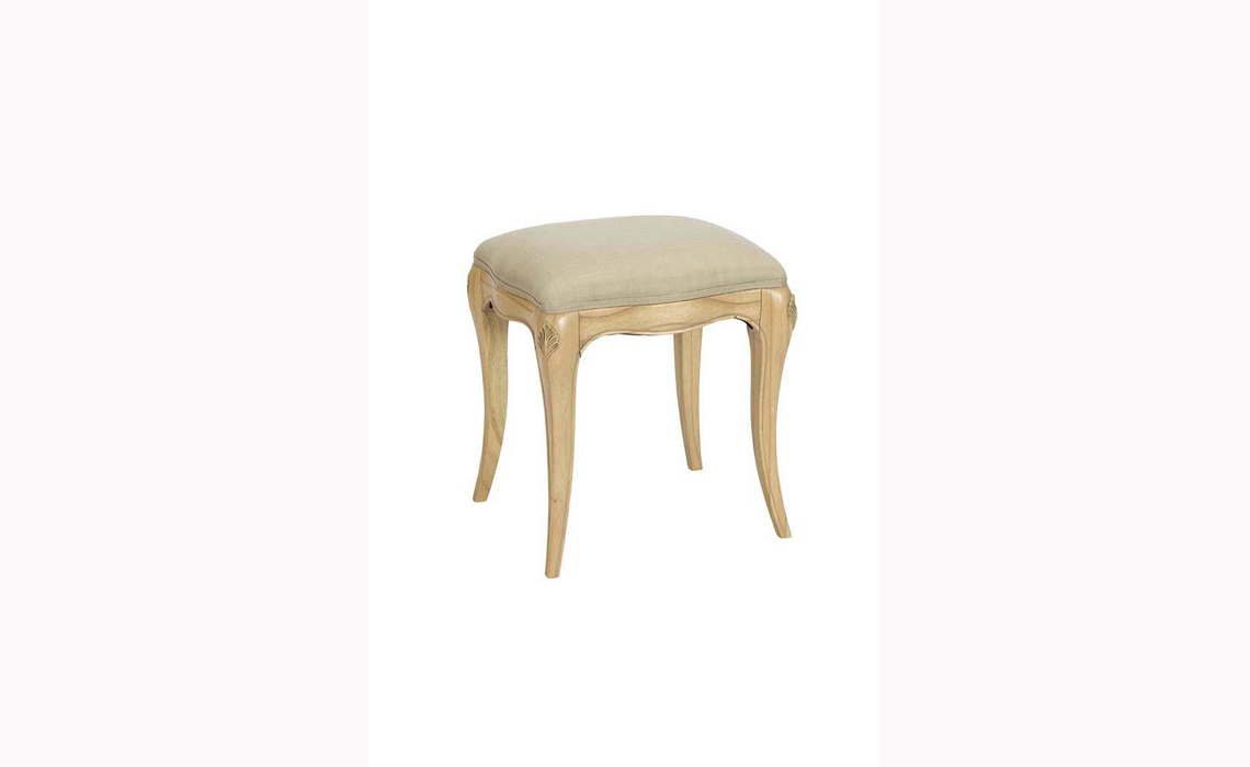 Chateau Solid Mindi Upholstered Stool