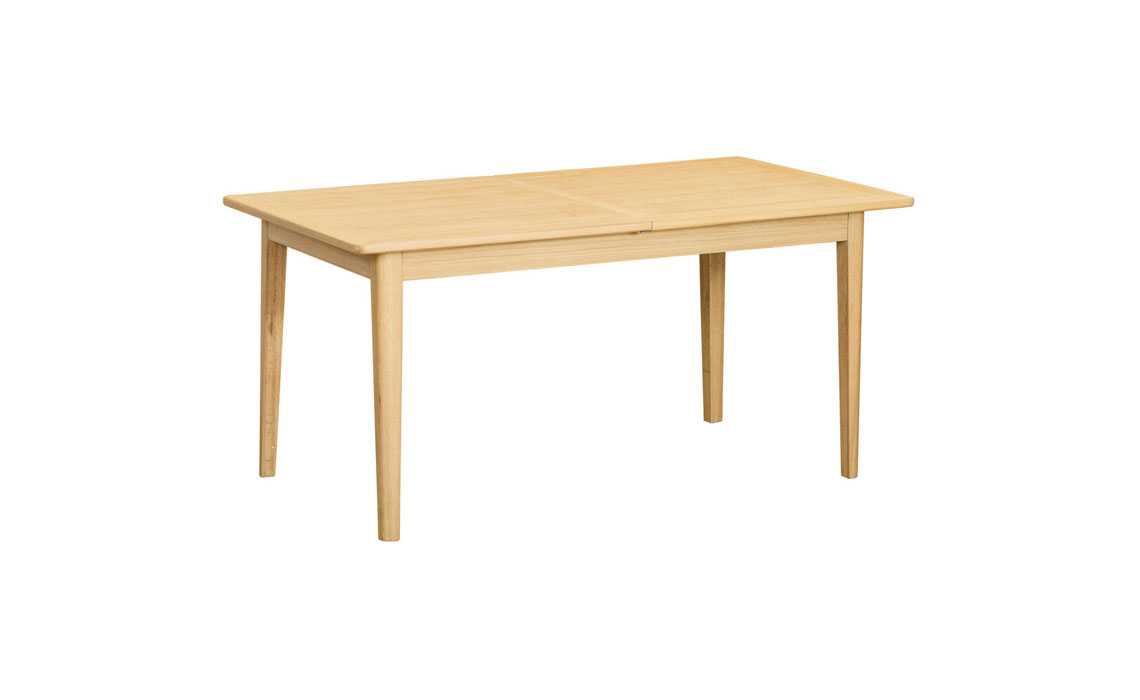 Birka Whitewash Oak Extending Table 160-200