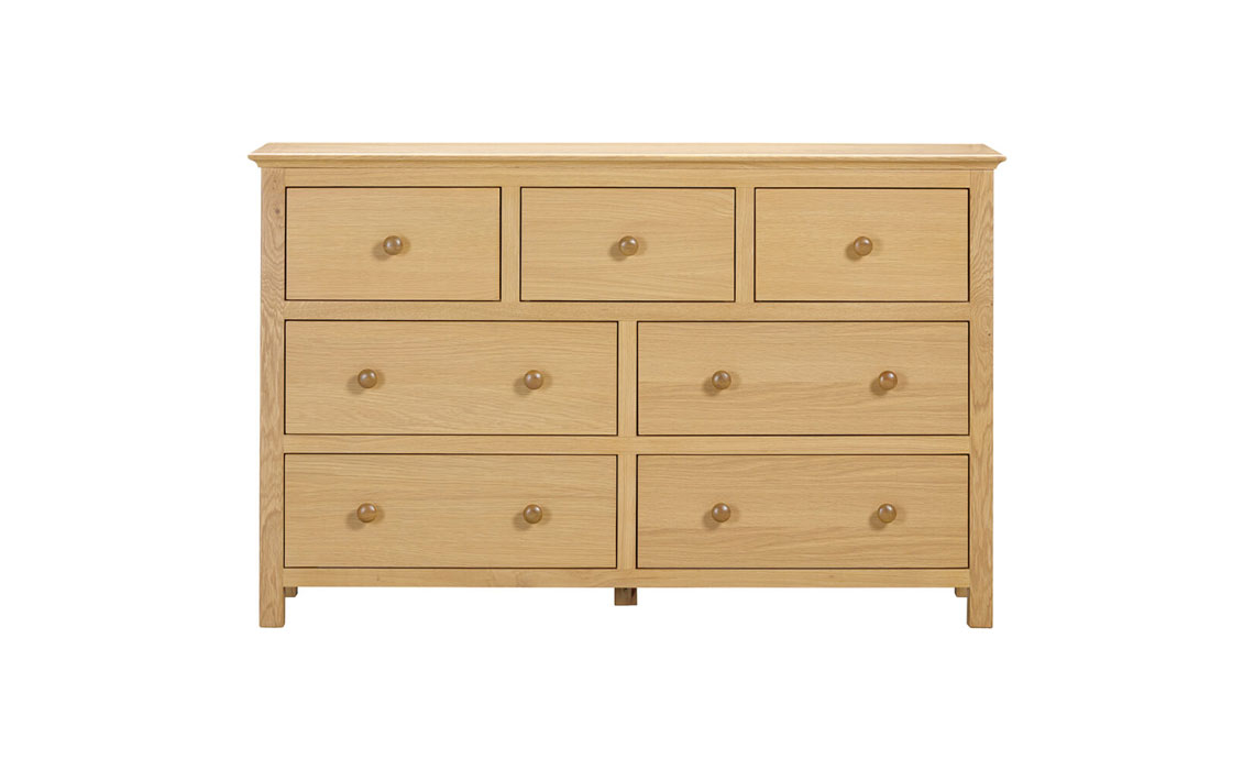Morland Oak 3 Over 4 Chest Of Drawers
