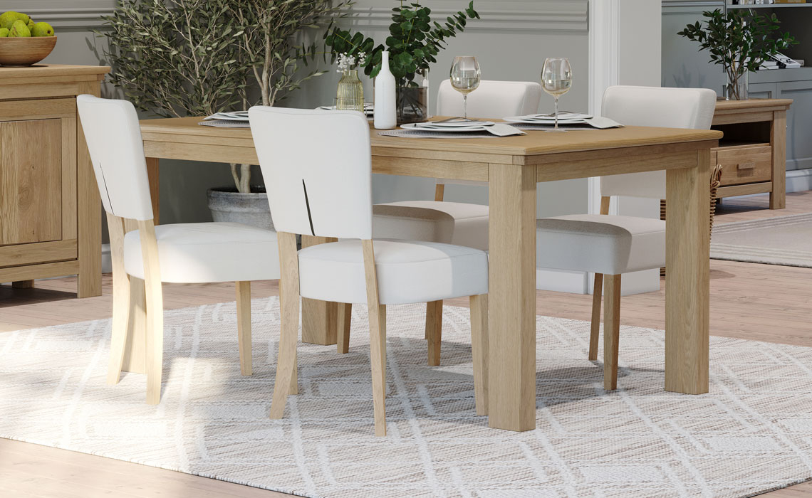 Saronno Oak 140-180cm Extending Dining Table