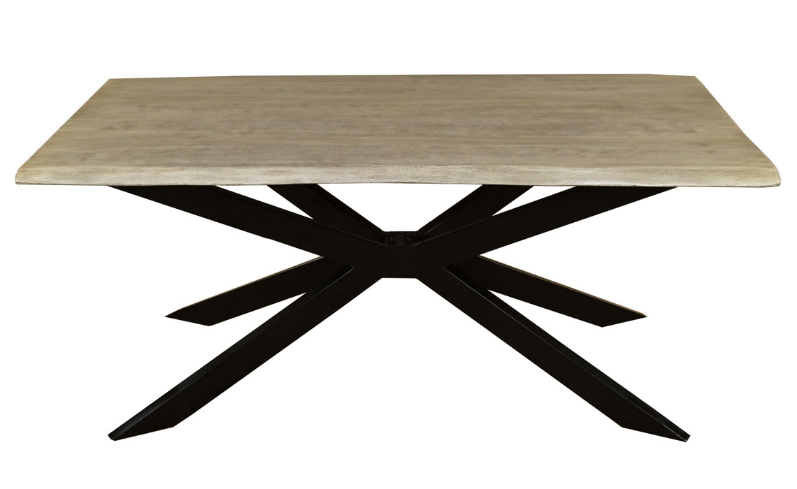 Mimoso Grey Wash Mango Live Edge 175cm Dining Table