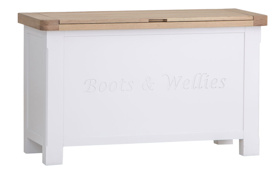 Cheshire White Painted Shoe Storage