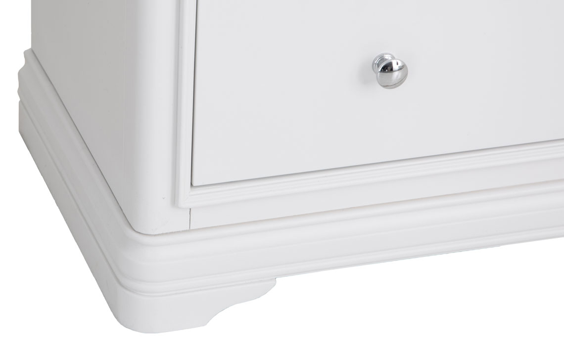 Chantilly White Painted 6 Drawer Chest