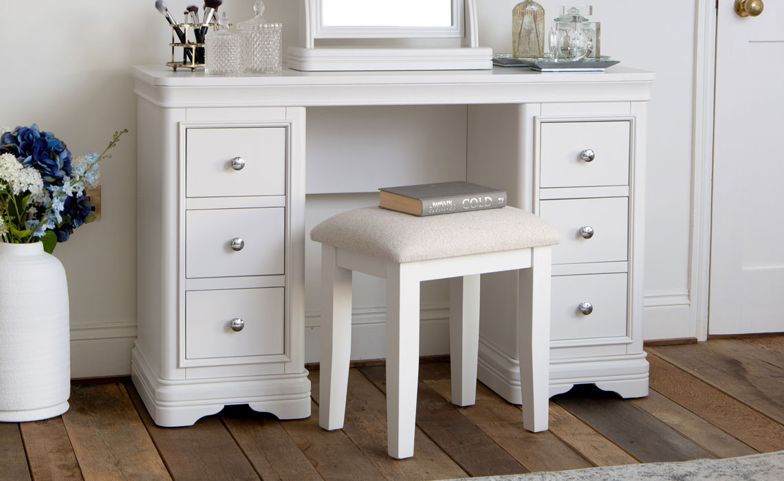 Chantilly White Painted Dressing Table