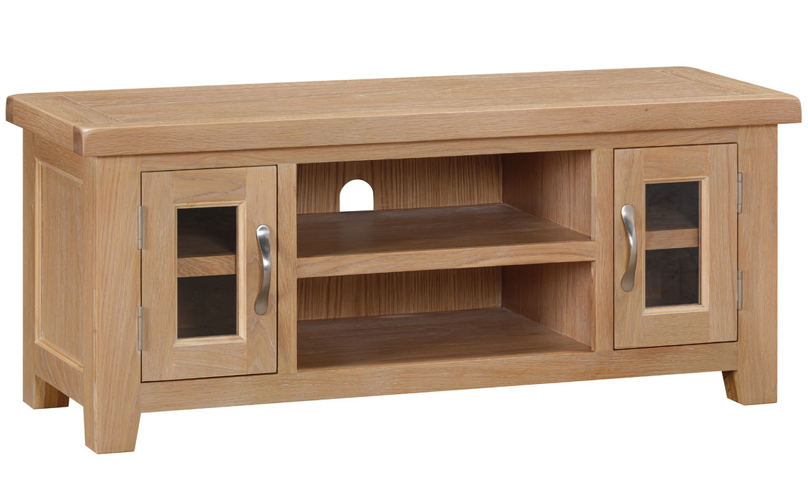 Berkley Whitewash Oak Large TV Unit