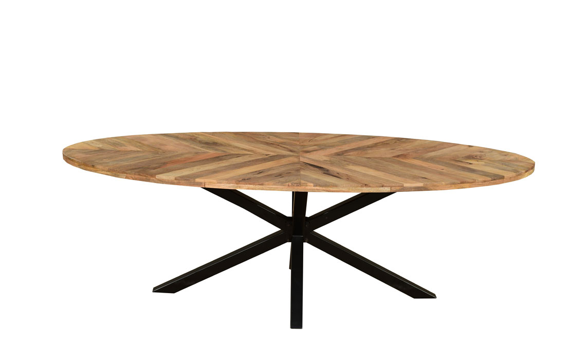 Mimoso Solid Mango 240cm Star Leg Dining Table