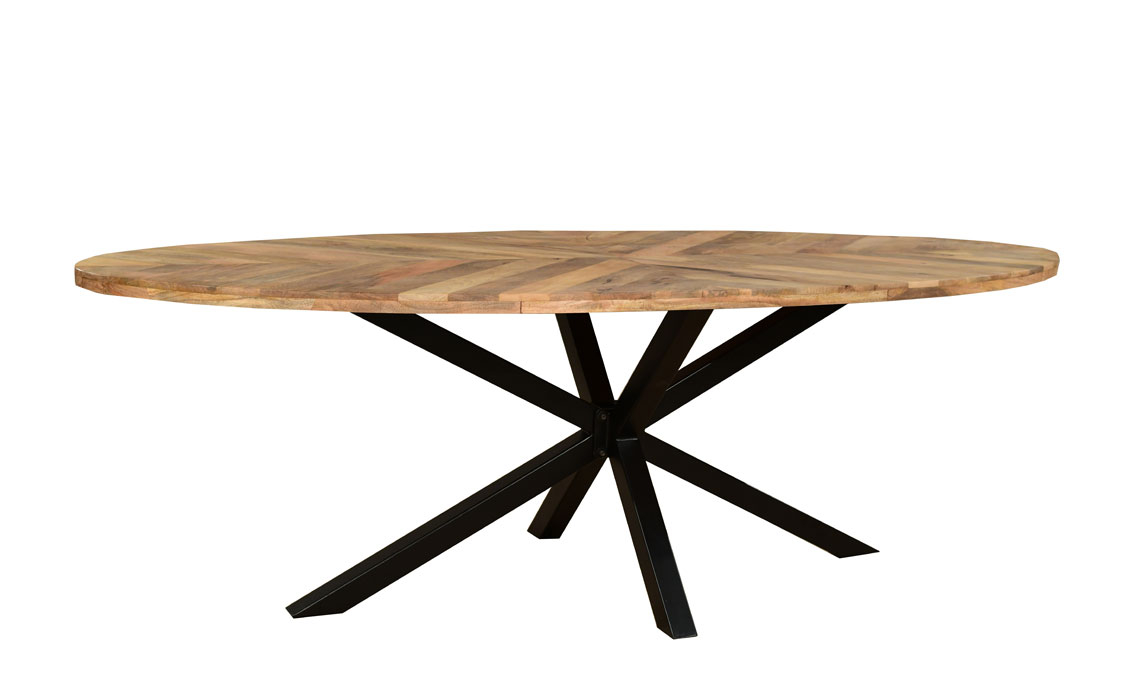 Mimoso Solid Mango 240cm Star Leg Dining Table