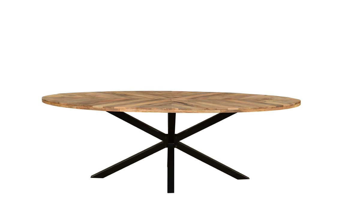 Mimoso Solid Mango 240cm Star Leg Dining Table