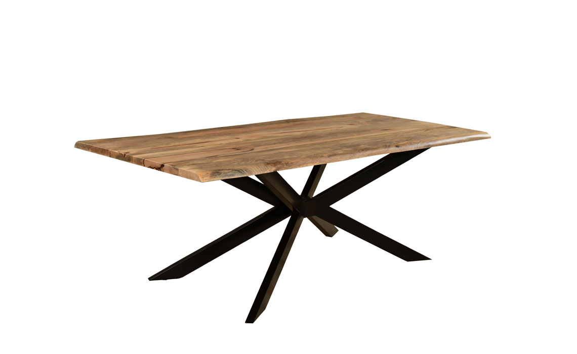 Chennai Solid Mango 220cm Star Leg Dining Table