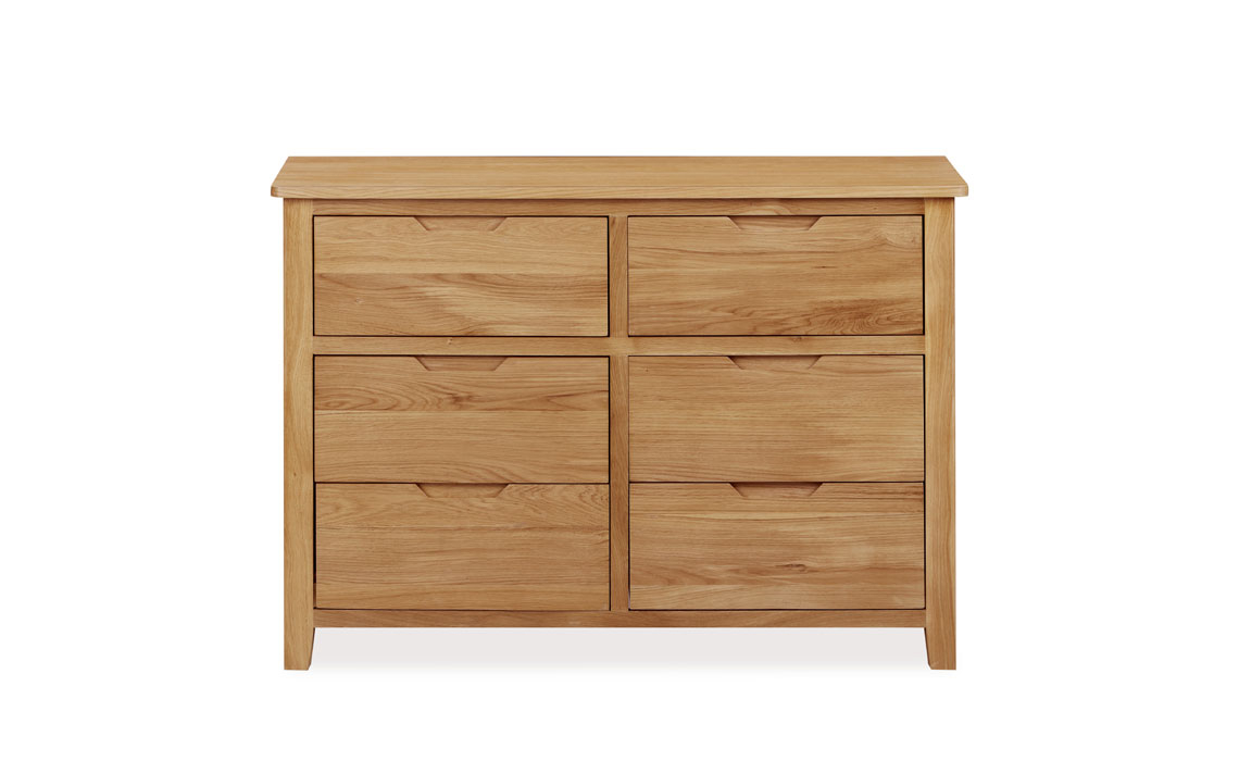 Olsen Natural Oak 6 Drawer Chest 