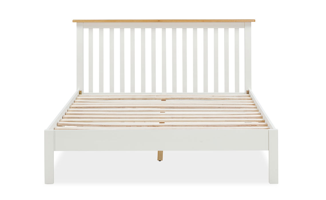 Olsen White Painted 5ft King Size Bed Frame