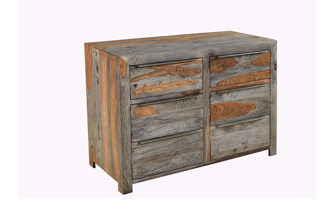 Goa Solid Sheesham 6 Drawer Chest