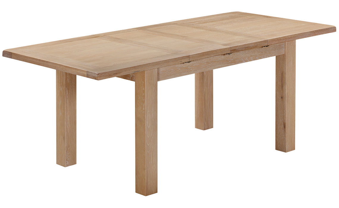 Berkley Whitewash Oak 132-198cm Extending Dining Table