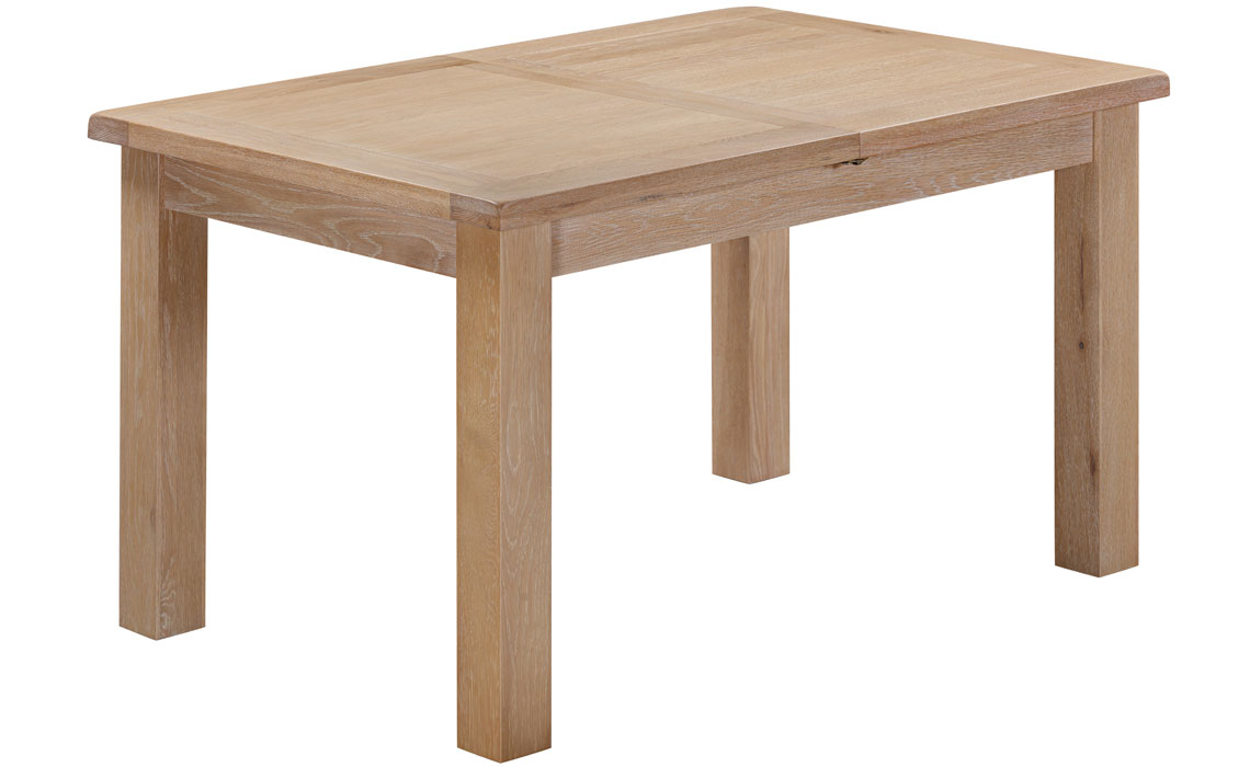 Berkley Whitewash Oak 132-198cm Extending Dining Table