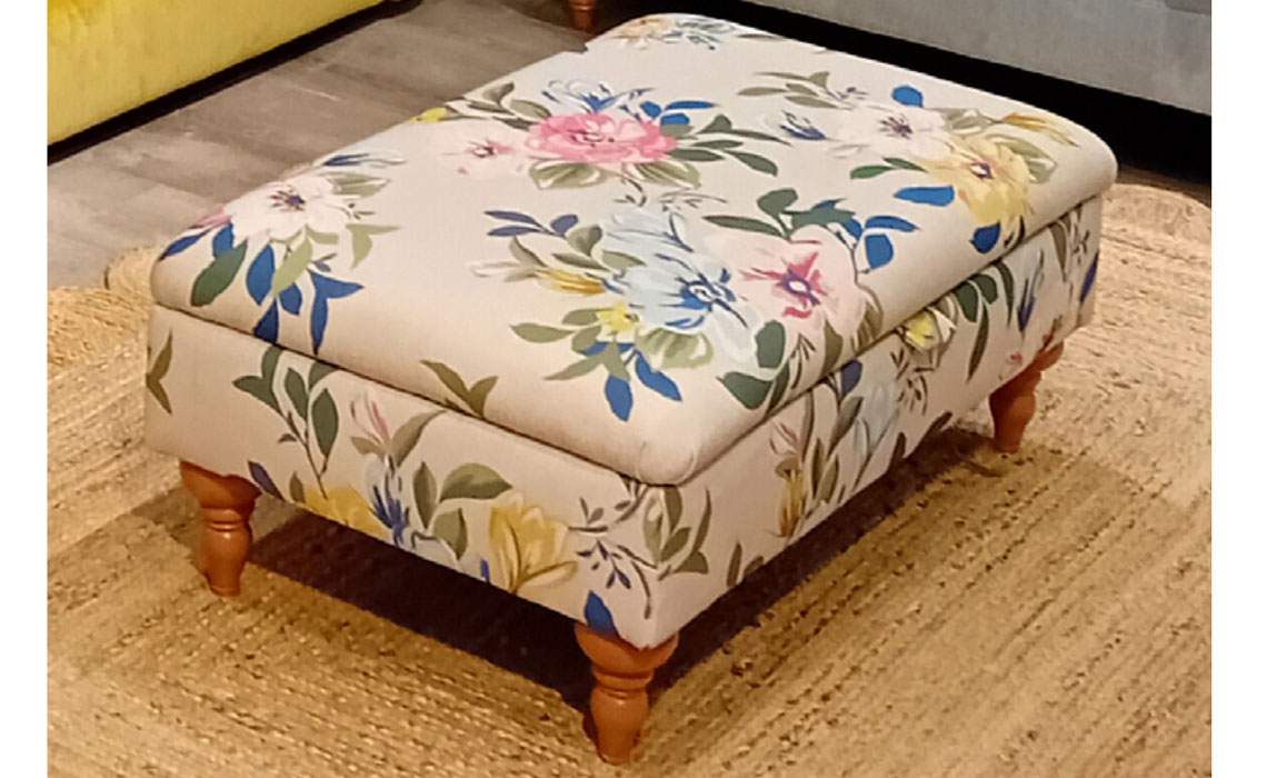 Traditional Storage Footstool