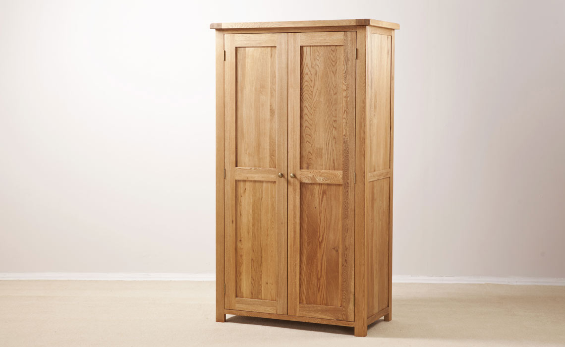 Framlingham Solid Oak Full Length Wardrobe