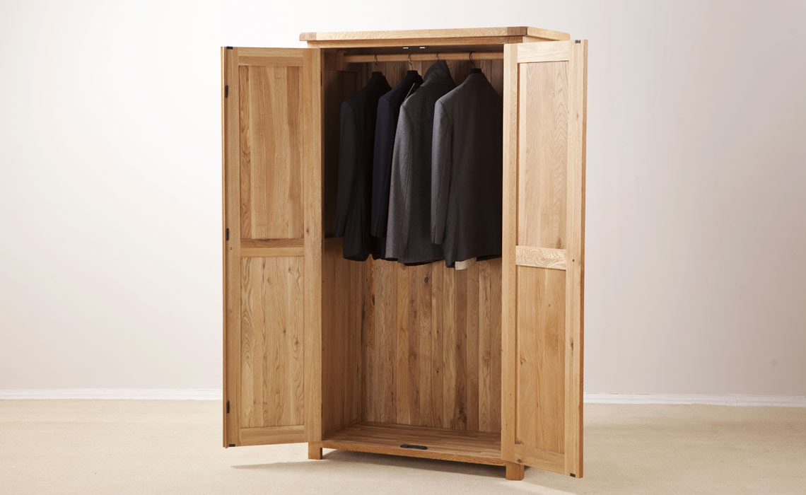 Framlingham Solid Oak Full Length Wardrobe