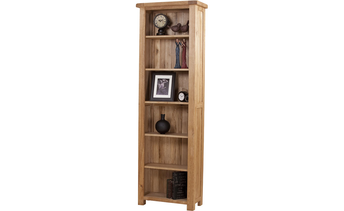 Framlingham Solid Oak 6ft Narrow Bookcase