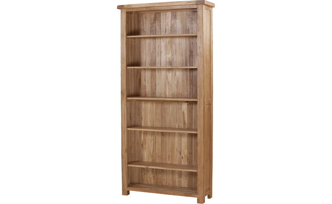 Framlingham Solid Oak 6ft Wide Bookcase