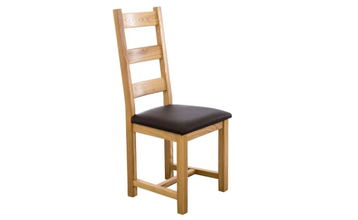 Framlingham Solid Oak Ladder Back Dining Chair 