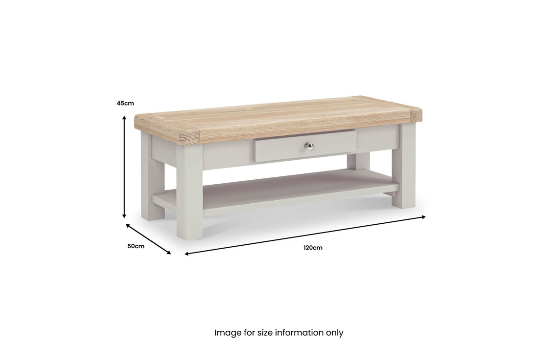 Clovelly Stone Grey Coffee table