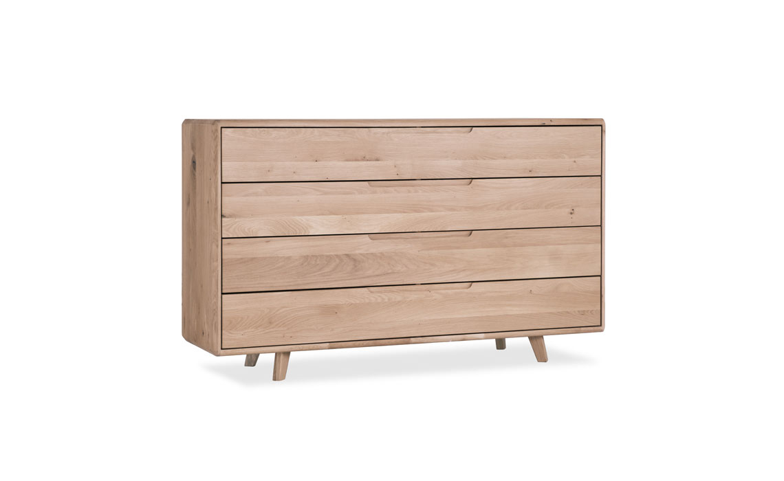 Oxford Solid Oak Chest of Drawers - Large