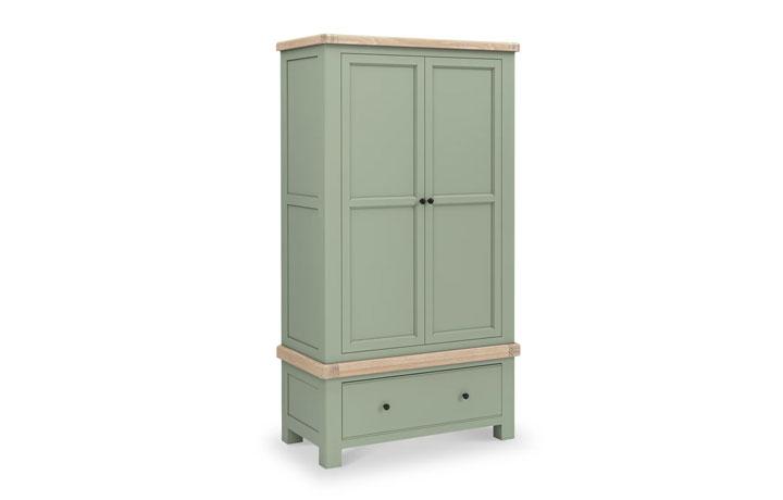 Clovelly Sage Painted Gents Wardrobe