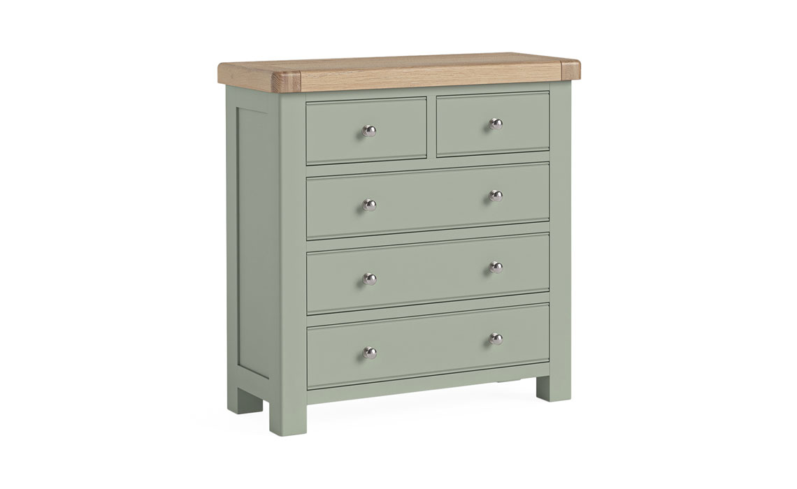 Clovelly Sage Painted 2 Over 3 Chest