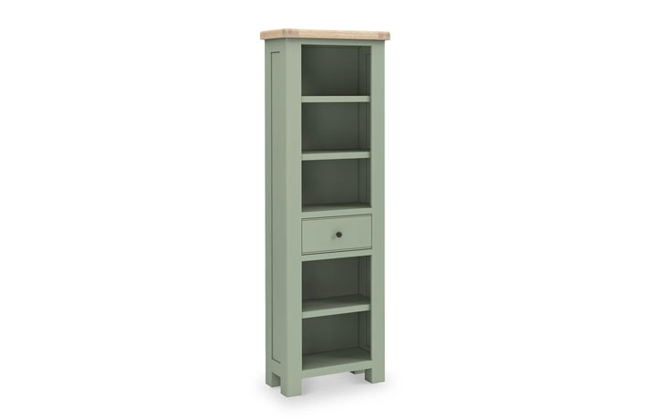 Clovelly Sage Slim Bookcase