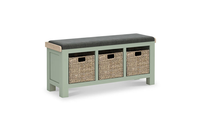 Clovelly Sage Storage Bench