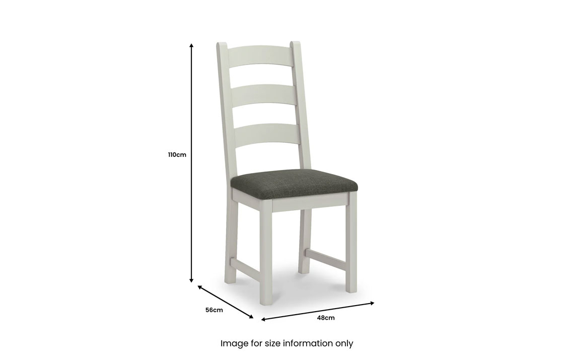 Clovelly Stone Grey Dining Chair with Cushion