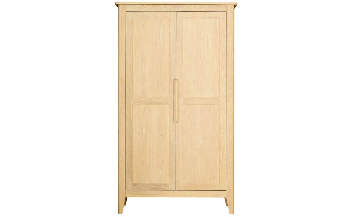 Birka Double Hanging Wardrobe with Shelving 