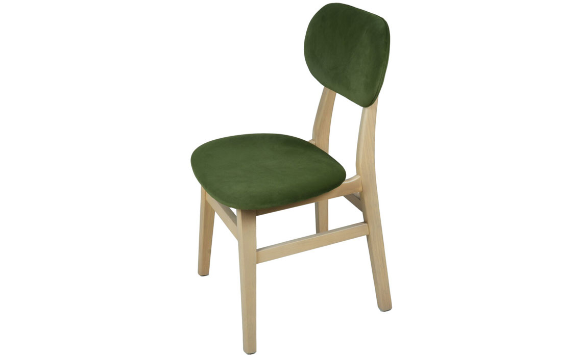 Birka Upholstered Dining Chair - Green Pad 