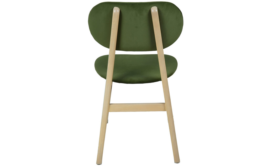 Birka Upholstered Dining Chair - Green Pad 