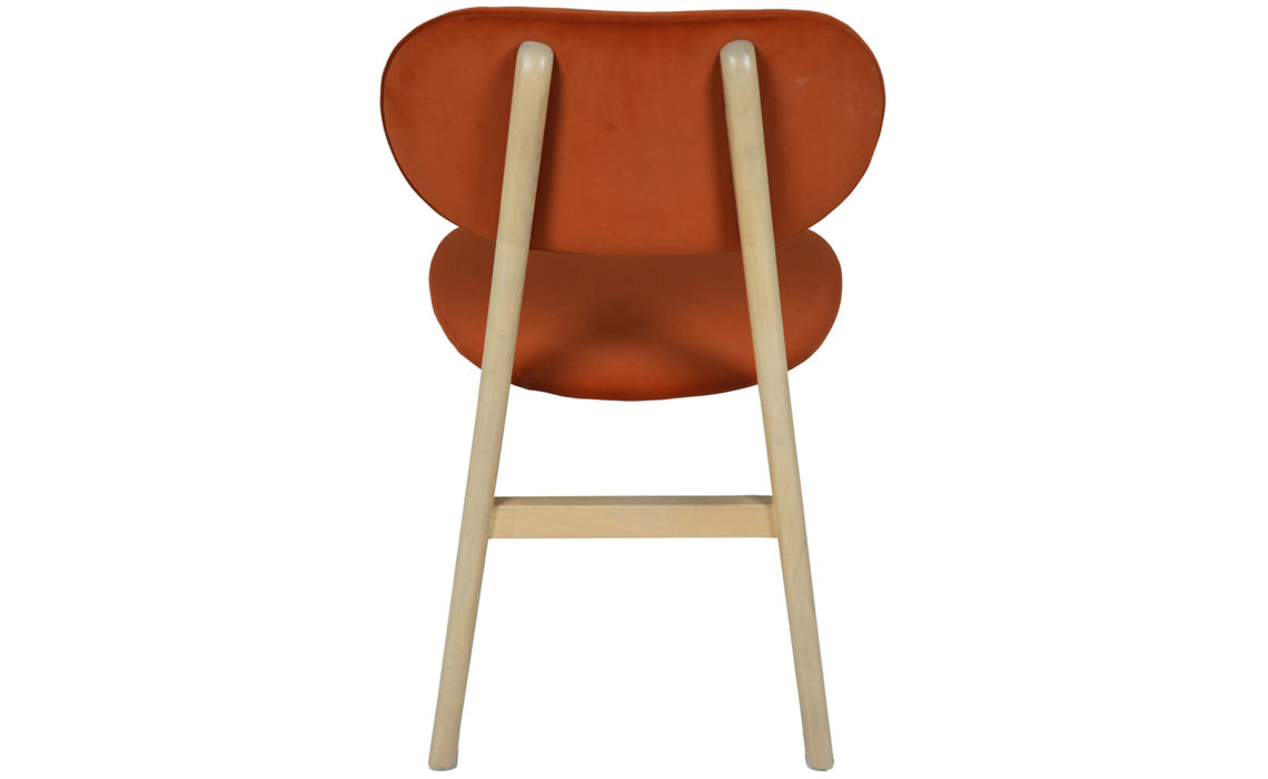 Birka Upholstered Dining Chair - Rust Pad 