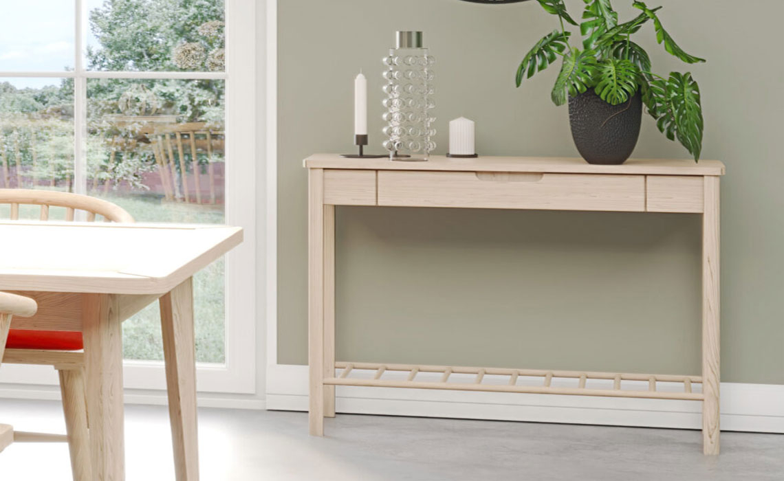 Birka Console Table with Drawer