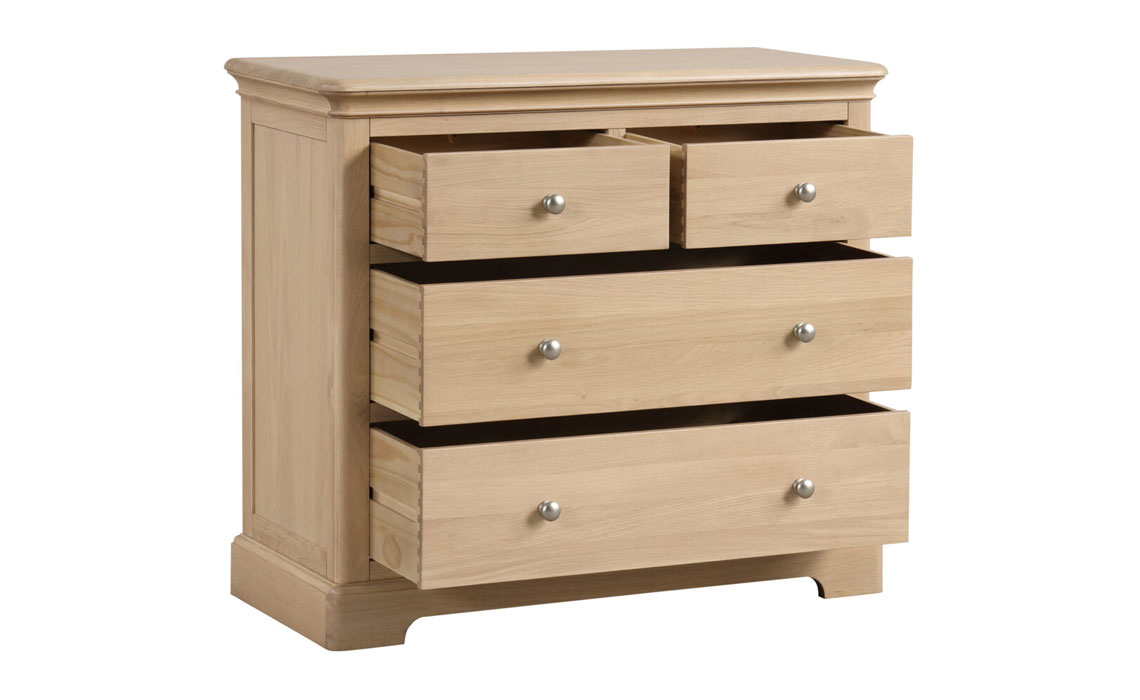 Melford Oak 2 Over 2 Chest Of Drawers